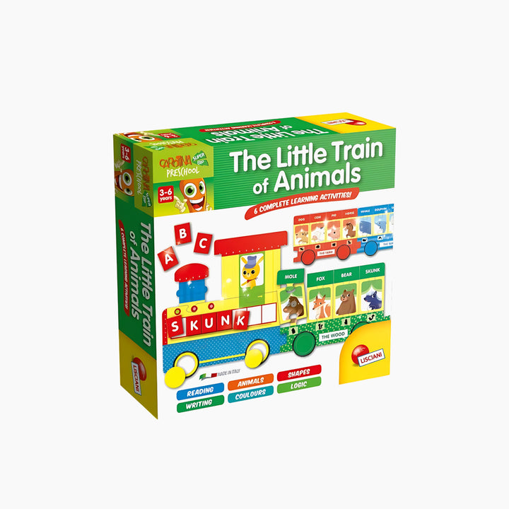 Lisciani Carotina Plus The Little Train of Animals Toy Figures - HUNA