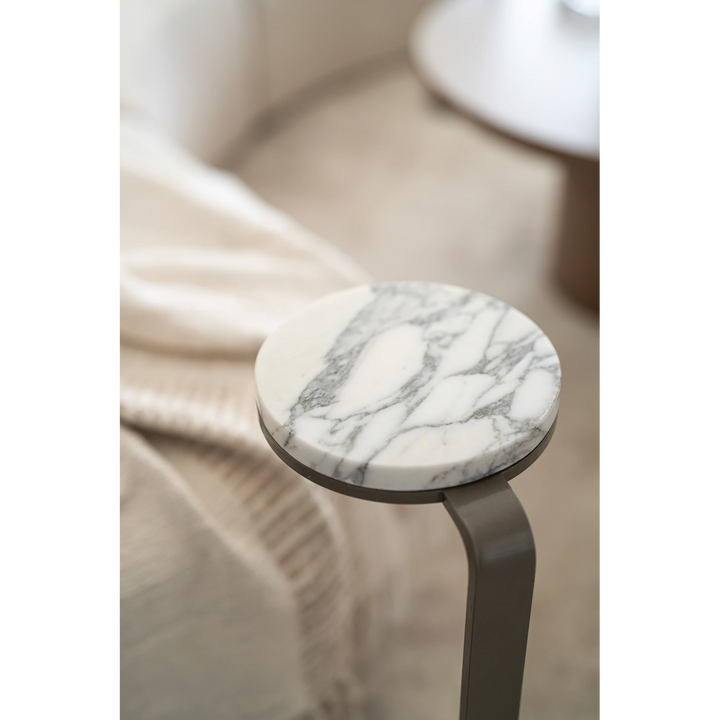 Refyned Carrara Frank Drink Table