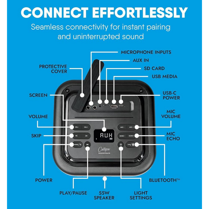 Carry-on Soundtrack Portable Bluetooth Speaker