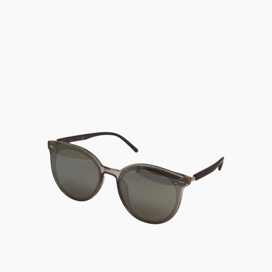 Leopardous Cat Eye Silver Sunglasses