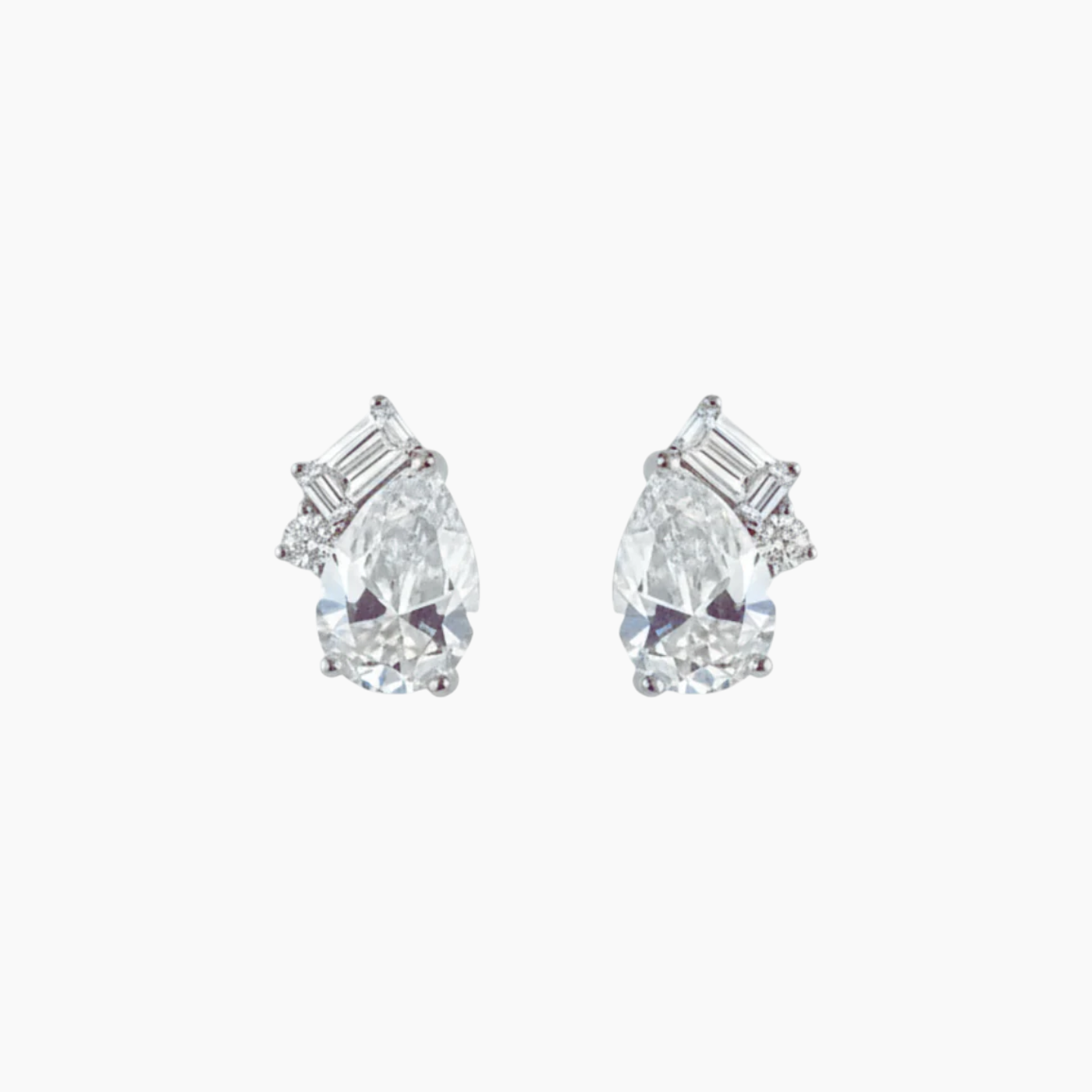 Illumine Gold Celeste Cluster Studs Earrings