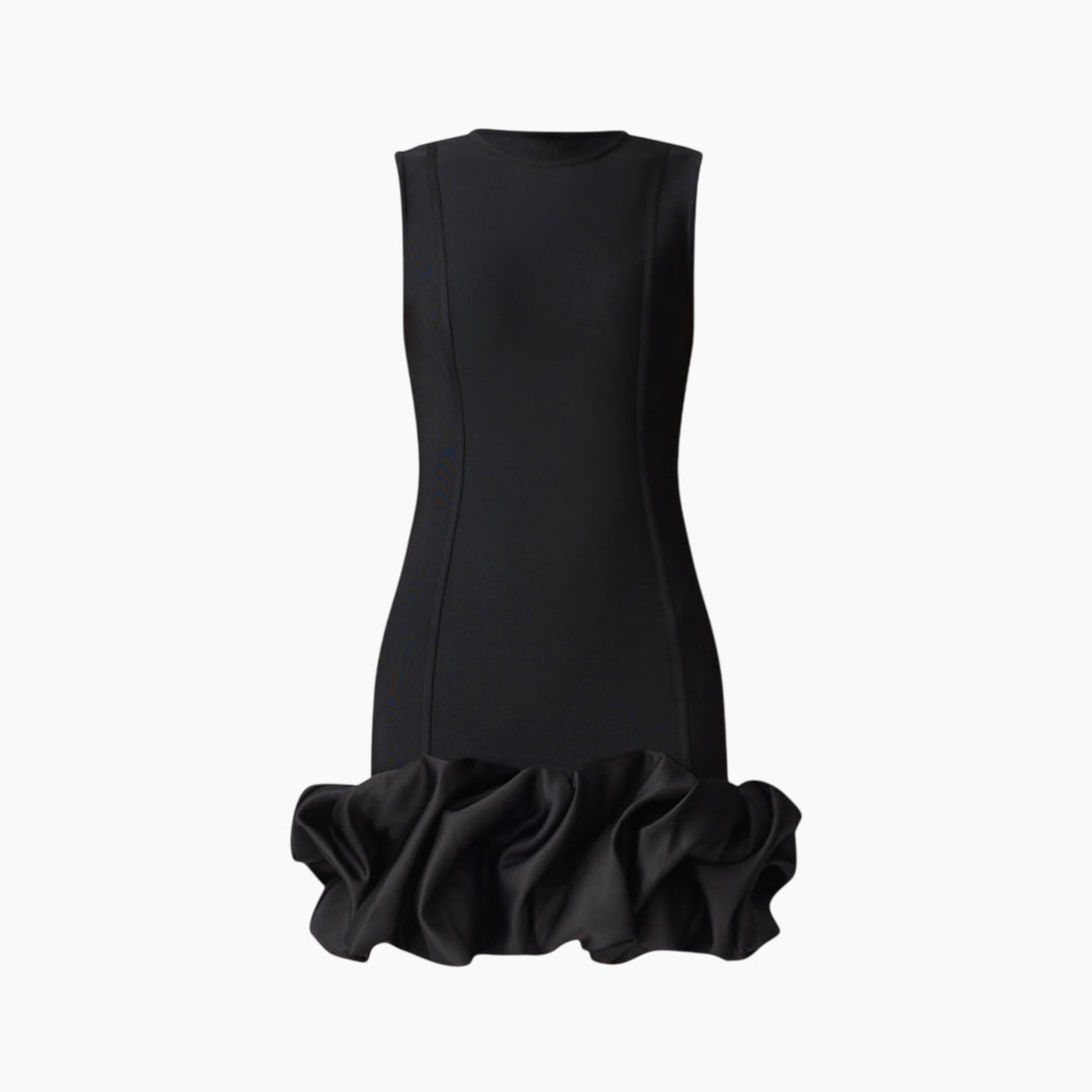 Elliatt Celia Bubble Mini Dress in Black