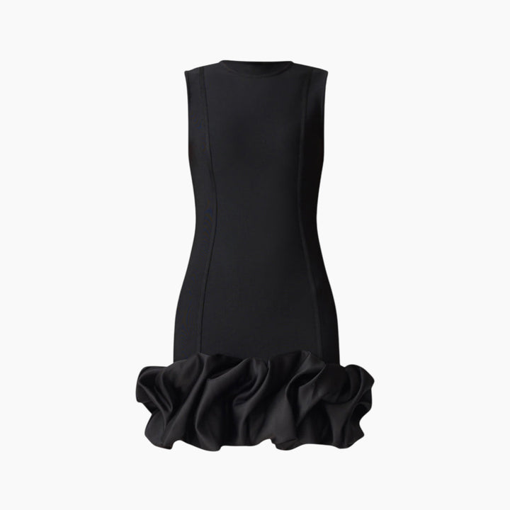 Elliatt Celia Bubble Mini Dress in Black