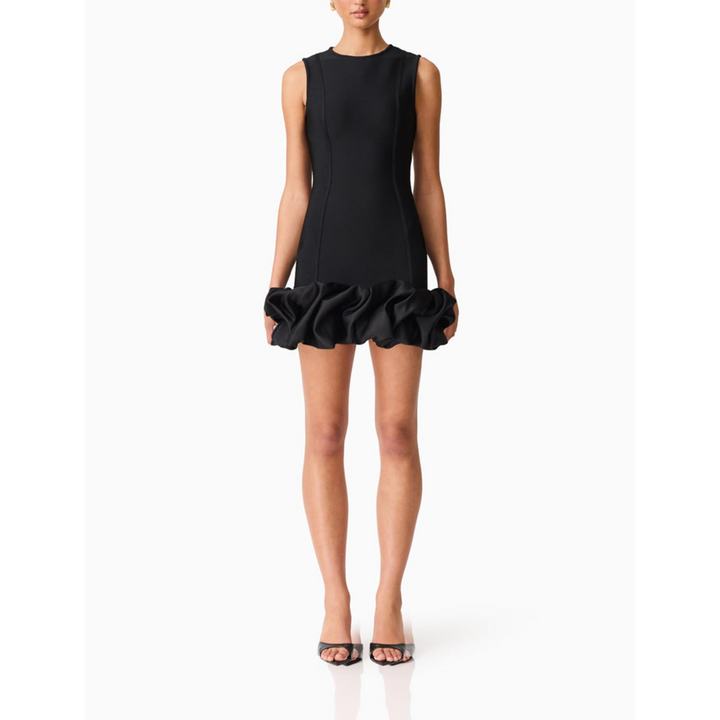 Elliatt Celia Bubble Mini Dress in Black