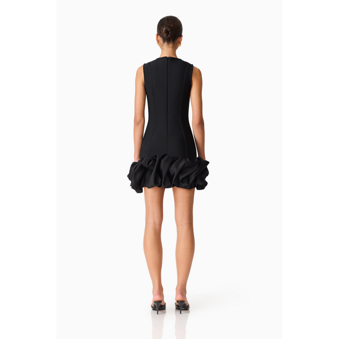 Elliatt Celia Bubble Mini Dress in Black