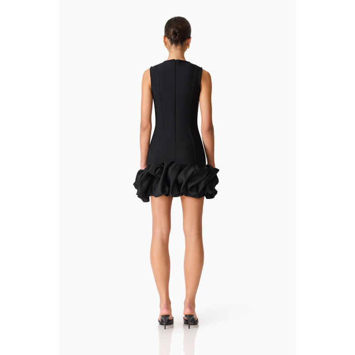 Elliatt Celia Bubble Mini Dress in Black