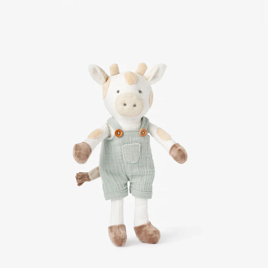 Bisou Petite Charlie The Cow Linen Toy Boxed