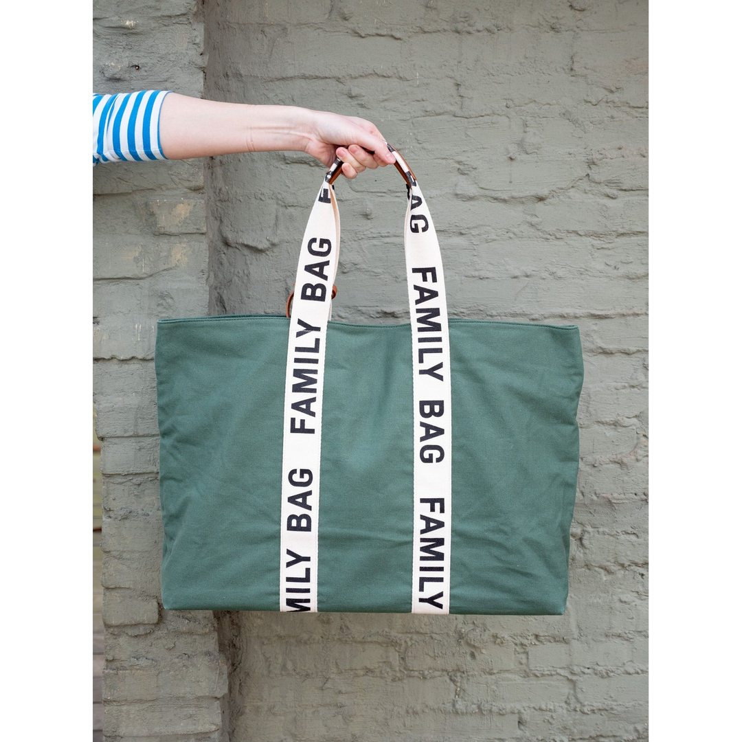 Childhome Nursery Bag Family Bag Signature Canvas