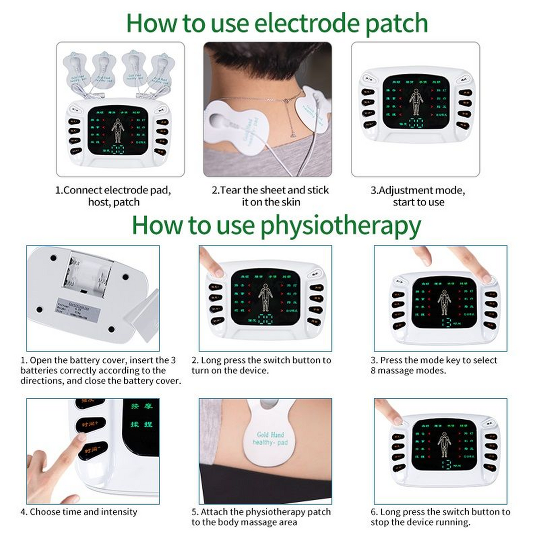 Choudhary Acupressure 10-Level Electric Pulse Massage Device