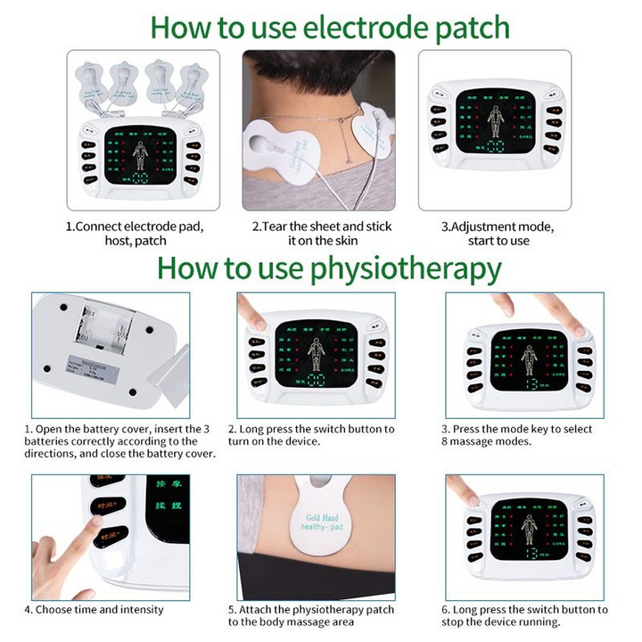 Choudhary Acupressure 10-Level Electric Pulse Massage Device