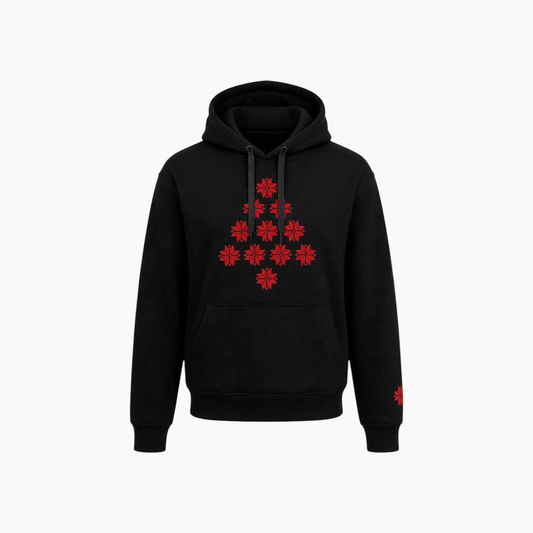 Christmas Hoodie – Kanaan Star Tree Embroidery