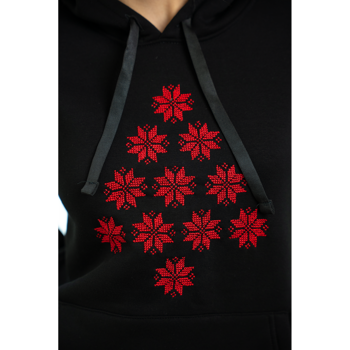 Christmas Hoodie – Kanaan Star Tree Embroidery
