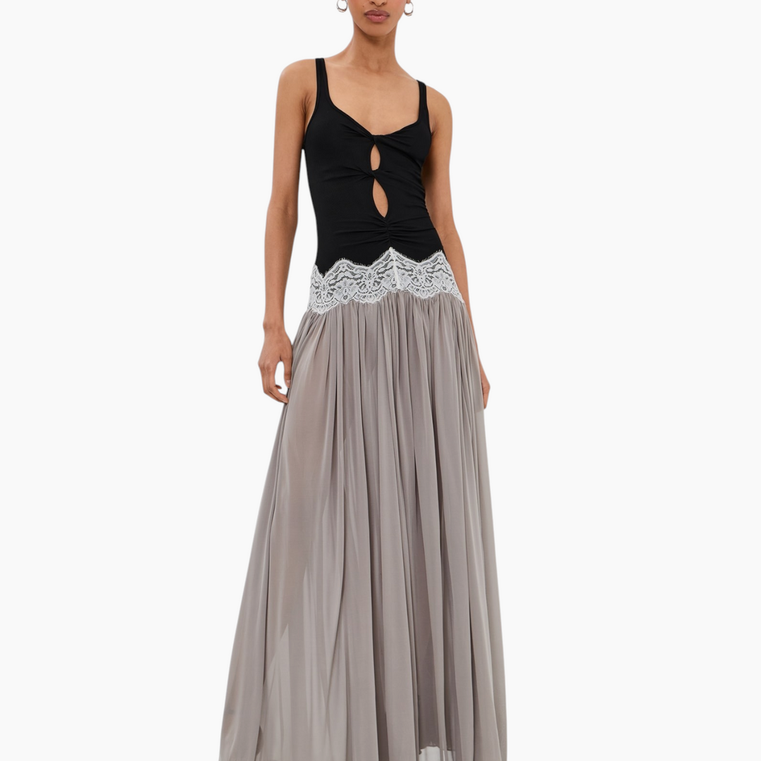 فستان تانك من كريستوفر إسبر بتصميم Twist Verner Lace مفتوح