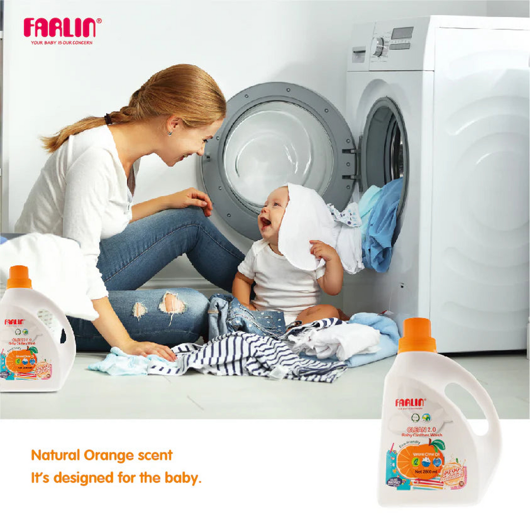 Farlin Citrus Baby Clothes Wash - 2800ml