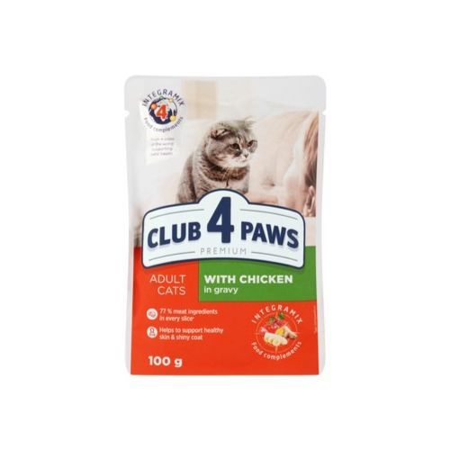 Club4Paws Cl Wet For Adult Cat 20+4