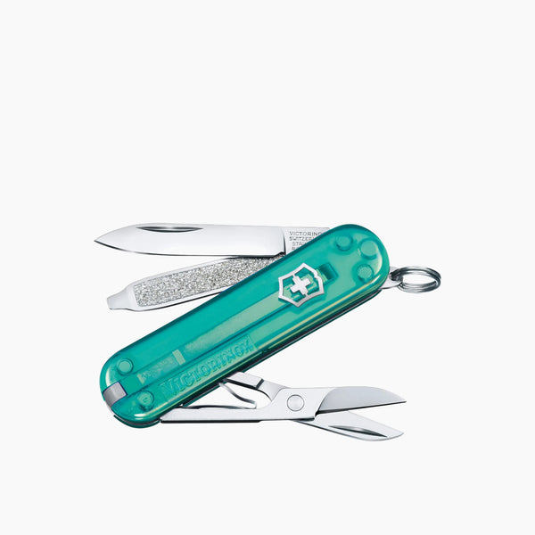 Classic Sd Transparent Tropical Surf Pocket Knife