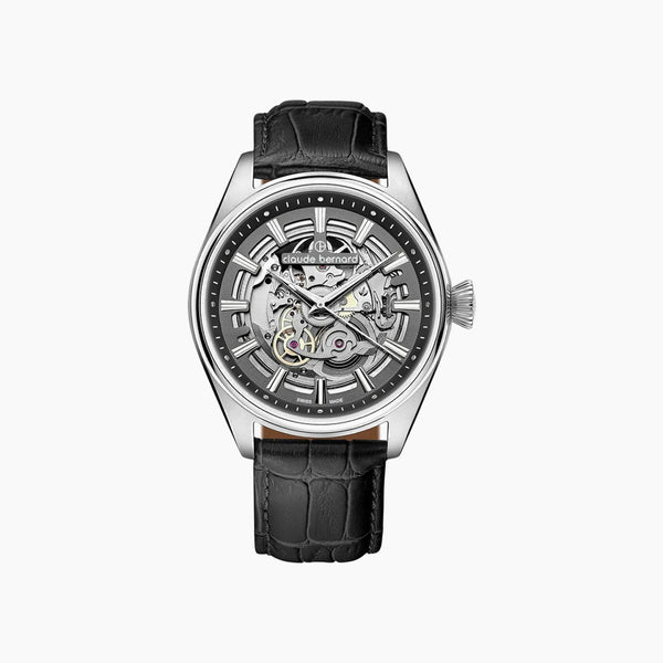 Claude Bernard Proud Heritage Automatic Skeleton Grey Men's Watch