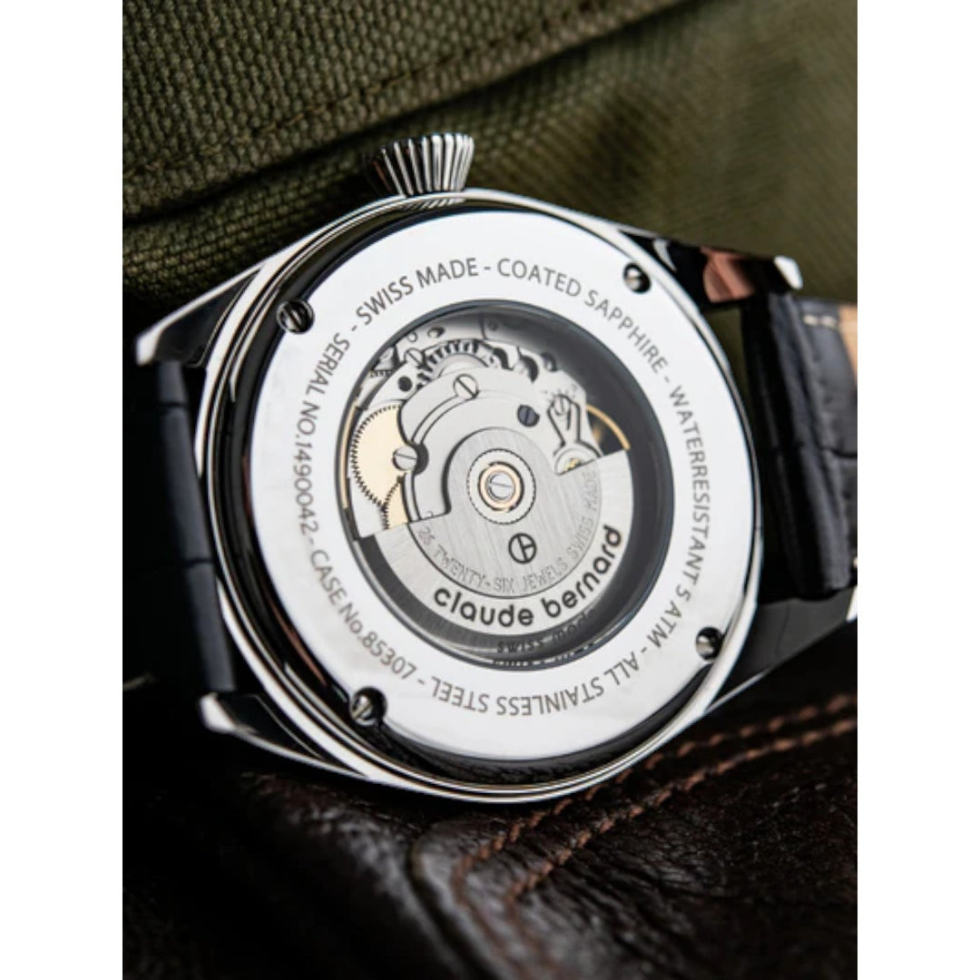 Claude Bernard Proud Heritage Automatic Skeleton Watch
