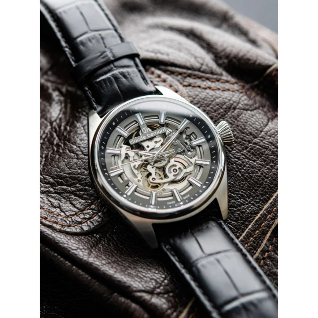 Claude Bernard Proud Heritage Automatic Skeleton Watch