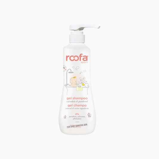 Roofa Cleansing Gel Shampoo - Hair & Body - Sensitive Skin - 500ml