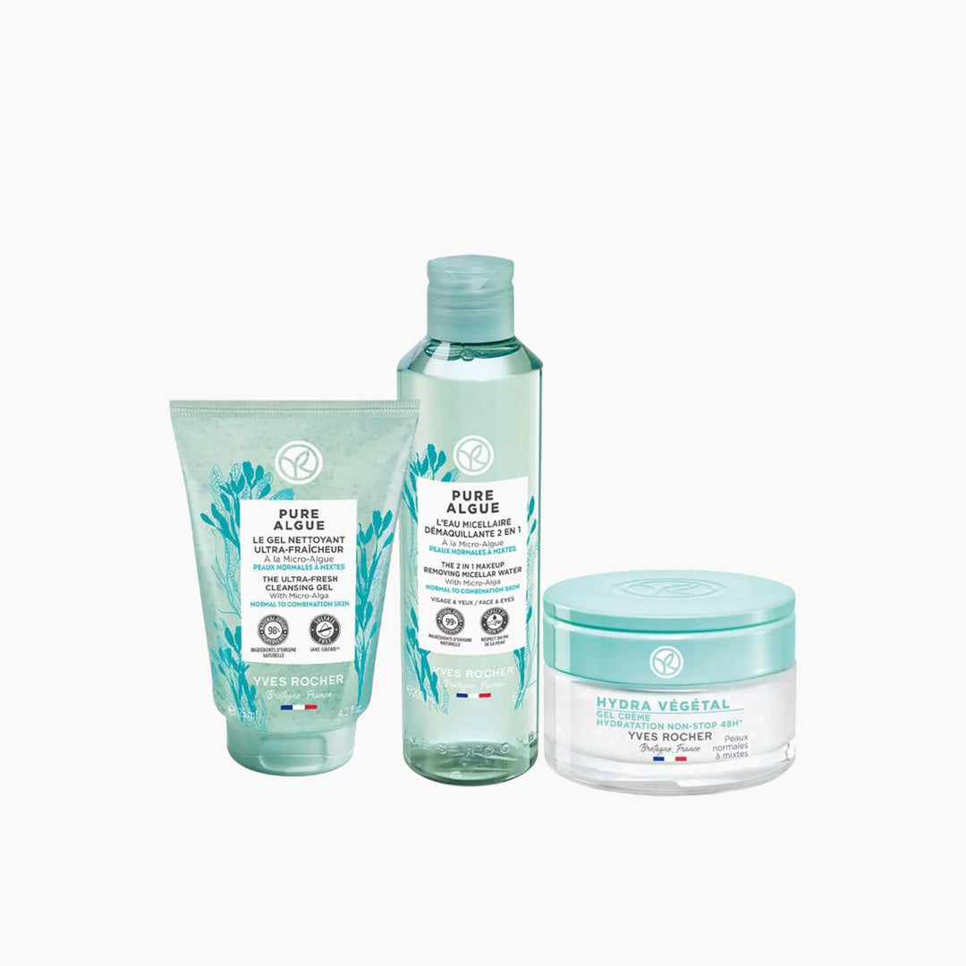 Yves Rocher Cleansing &amp; Hydrating Skincare Routine