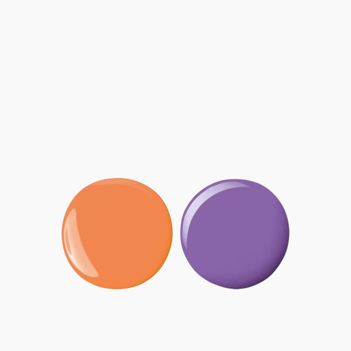 Clementoni Crazy Chic Nail Polish Orange and Purple