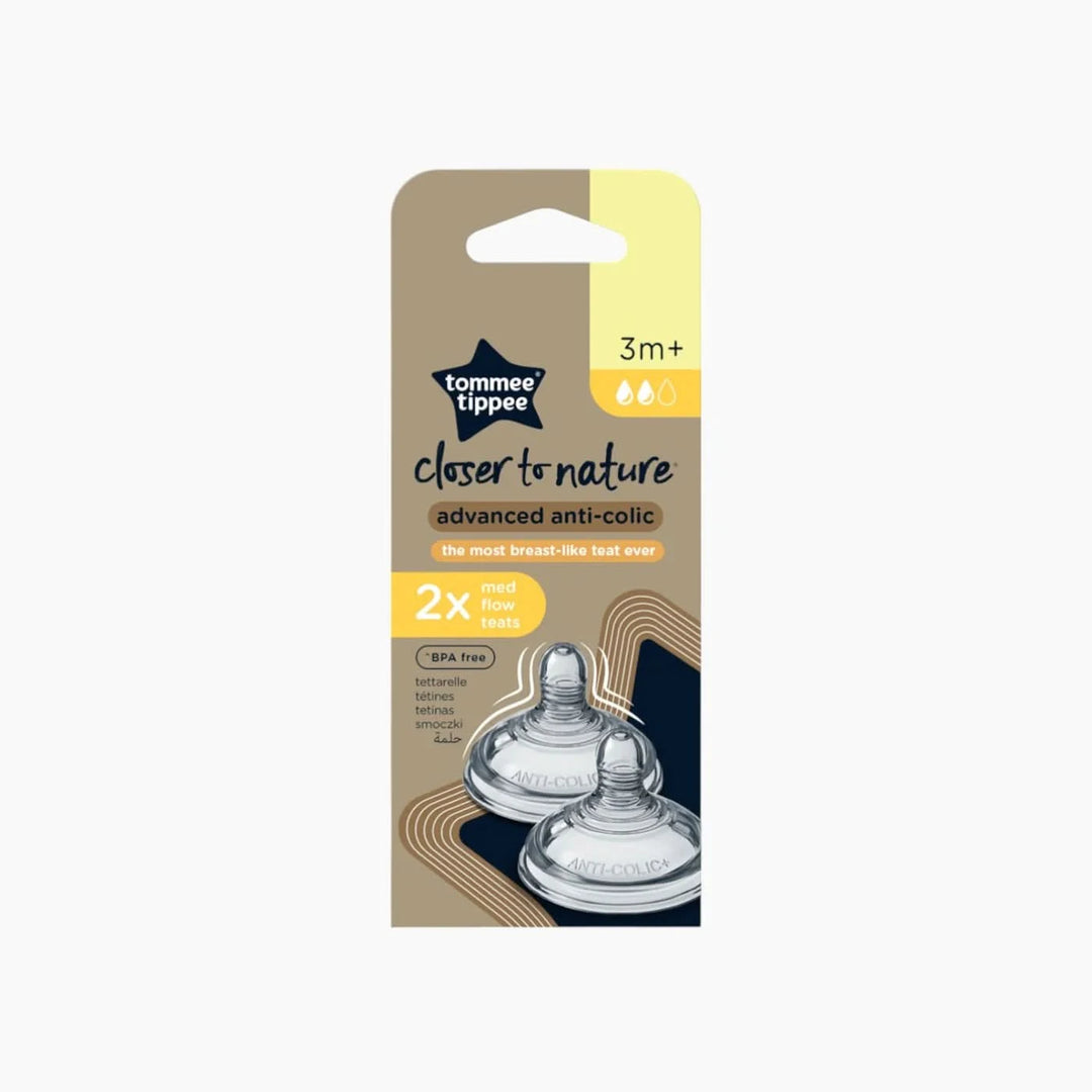 Tommee Tippee Advanced Anti-Colic Fast Flow teats, pack of 2