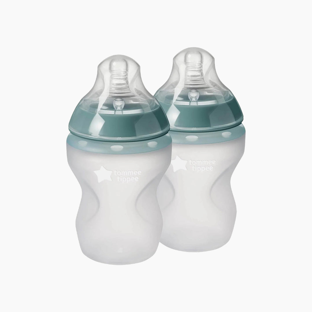 Tommee Tippee Closer To Nature Silicone Baby Bottle Two Pack