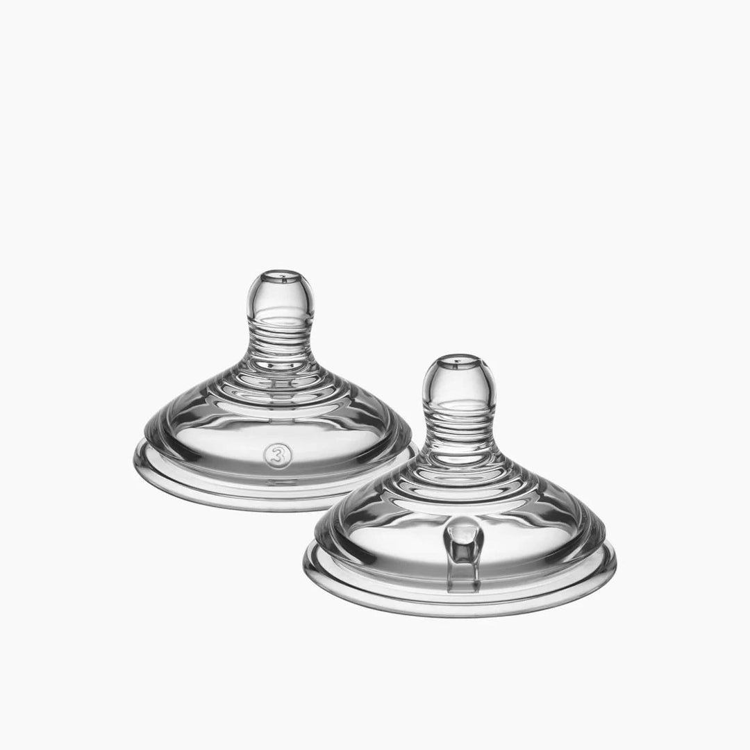 Tommee Tippee Closer to Nature Slow Flow teats, pack of 2
