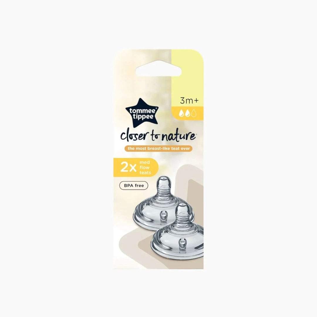 Tommee Tippee Closer to Nature Vari Flow teats, pack of 2