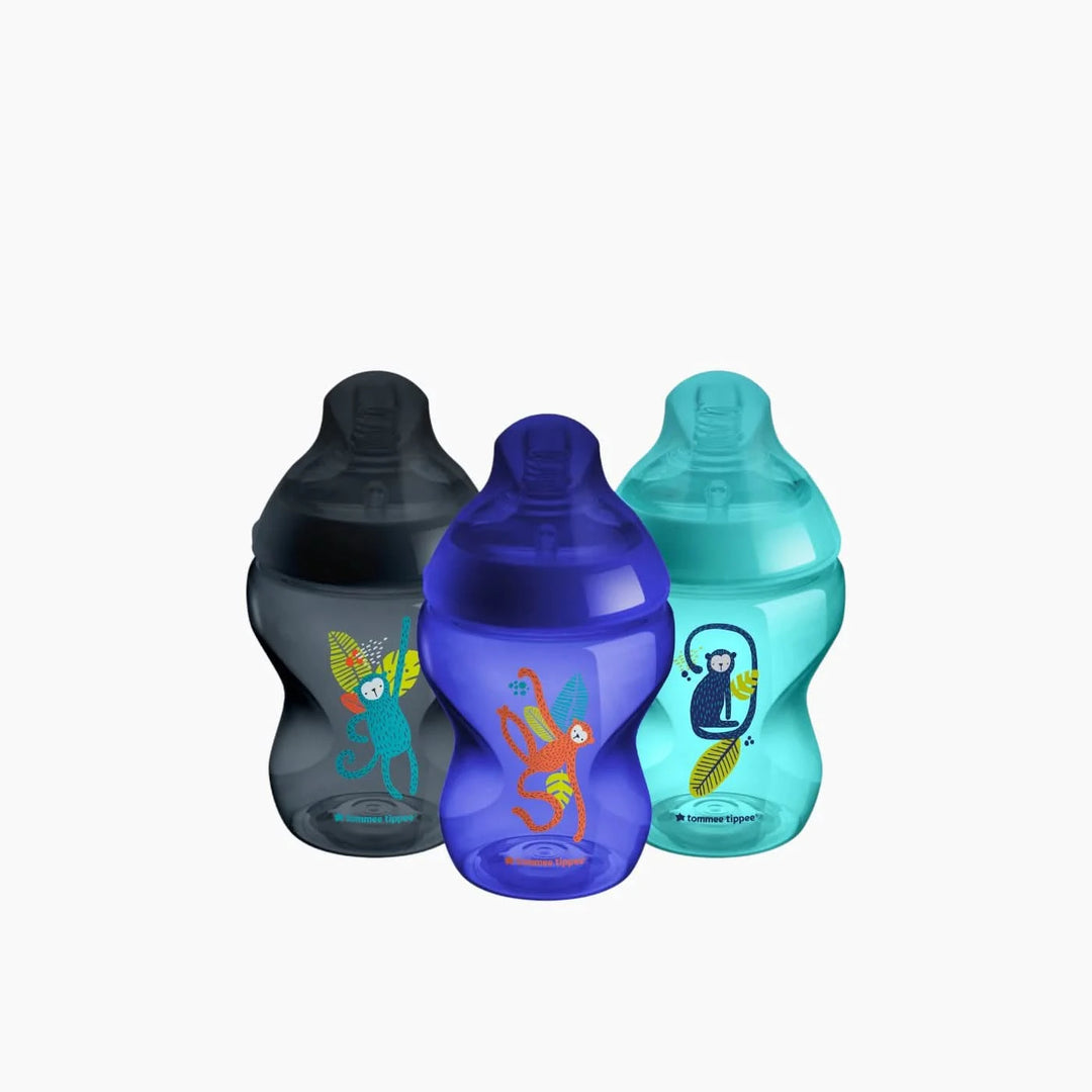 Tommee Tippee Closer To Nature 3 Midnight Jungle Baby Bottles