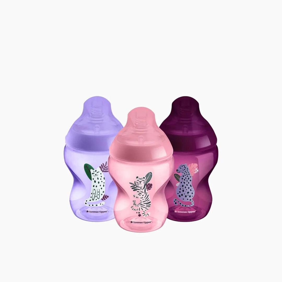 Tommee Tippee Closer To Nature 3 Midnight Jungle Baby Bottles