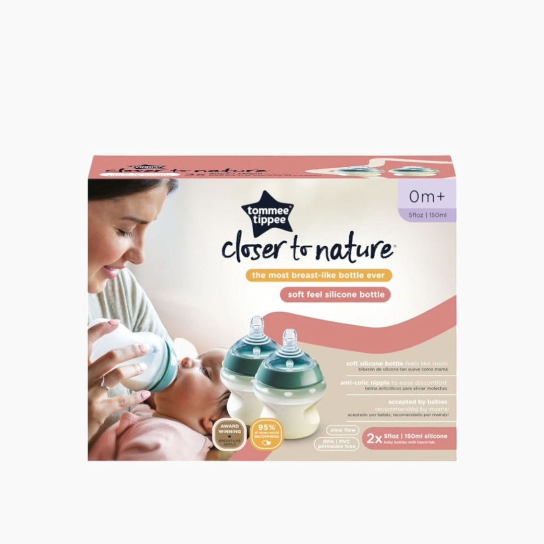 Tommee Tippee Closer To Nature Silicone Bottles - HUNA