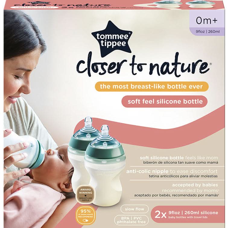 Tommee Tippee Closer To Nature Silicone Bottles - HUNA