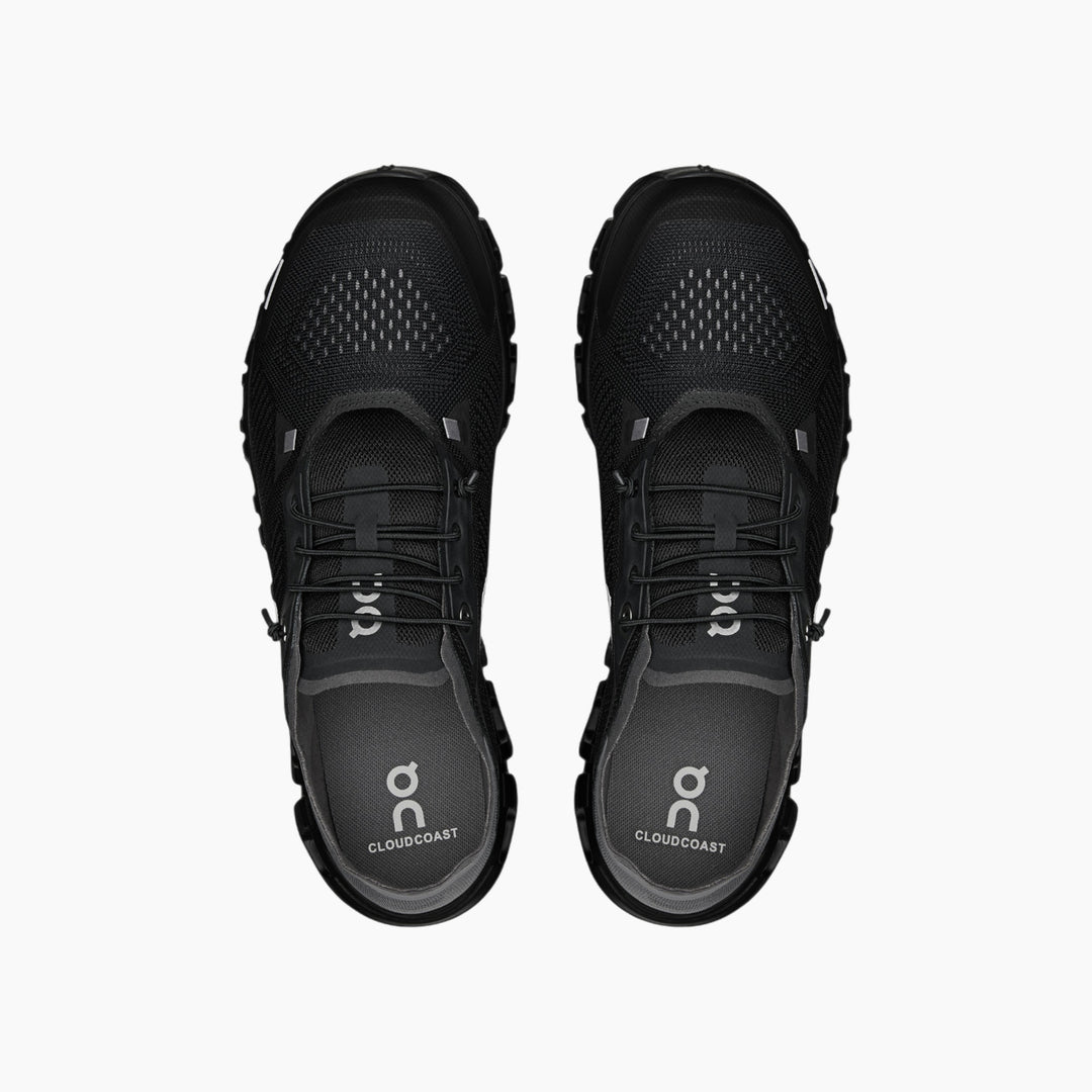 On Cloud 6 Coast Shoes - Black/Rock