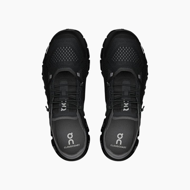 On Cloud 6 Coast Shoes - Black/Rock