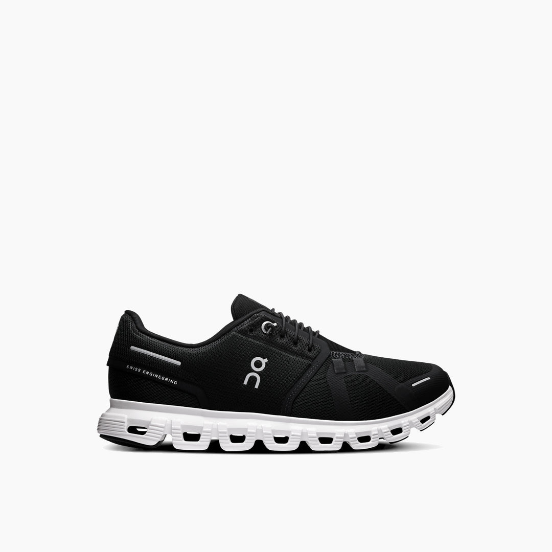 On Cloud 6 Women Shoes - Black/White