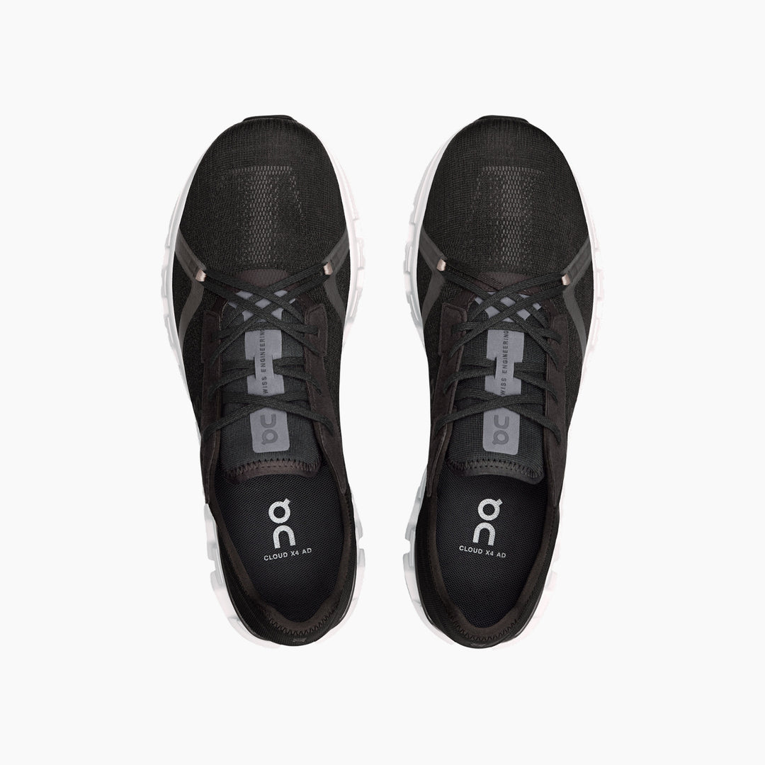 On Cloud X 4 AD Shoes - Black/Asphalt