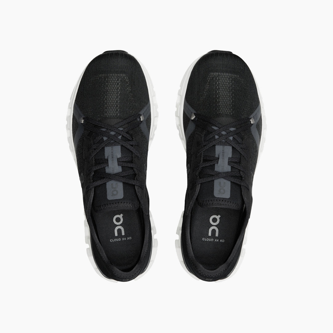 On Cloud X 4 AD Shoes - Black/Asphalt