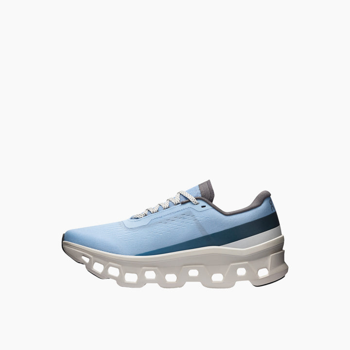 On Cloudmonster 1 Shoes - Cerulean/Ice