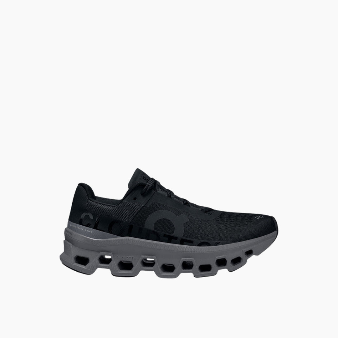 On Cloudmonster Shoes - Black/Magnet