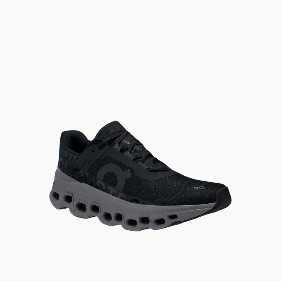 On Cloudmonster Shoes - Black/Magnet