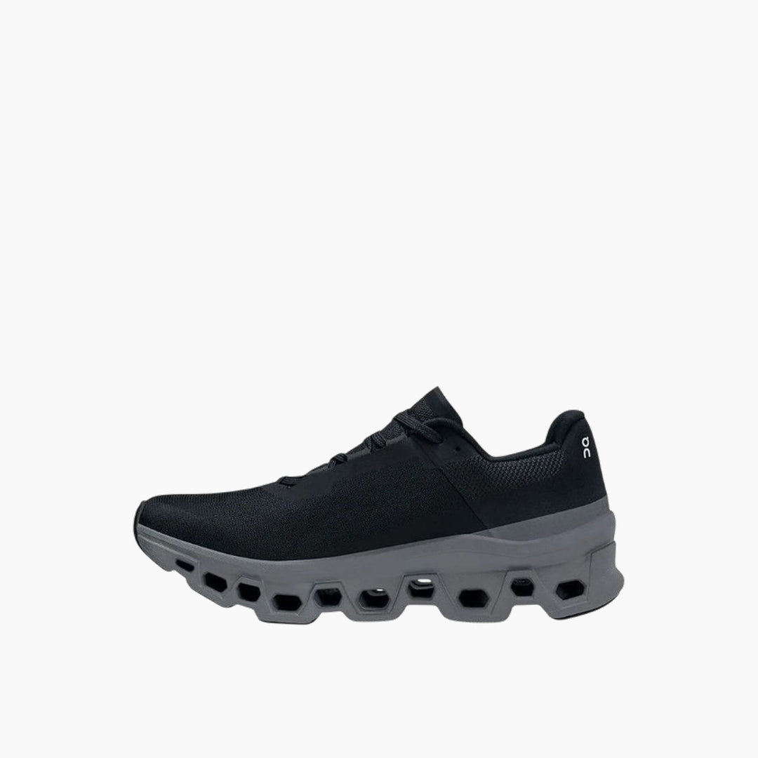 On Cloudmonster Shoes - Black/Magnet