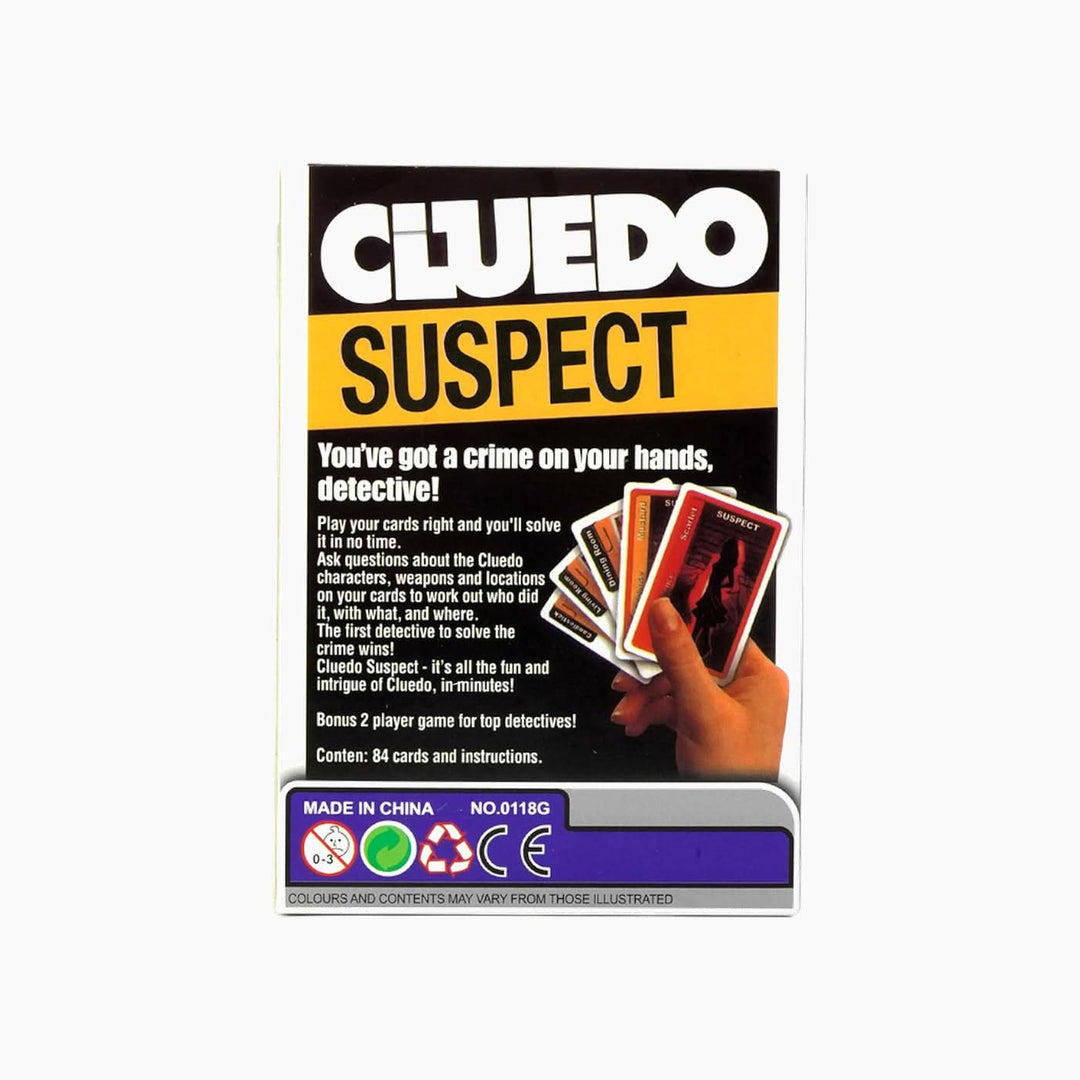 Cluedo Suspect Card Game