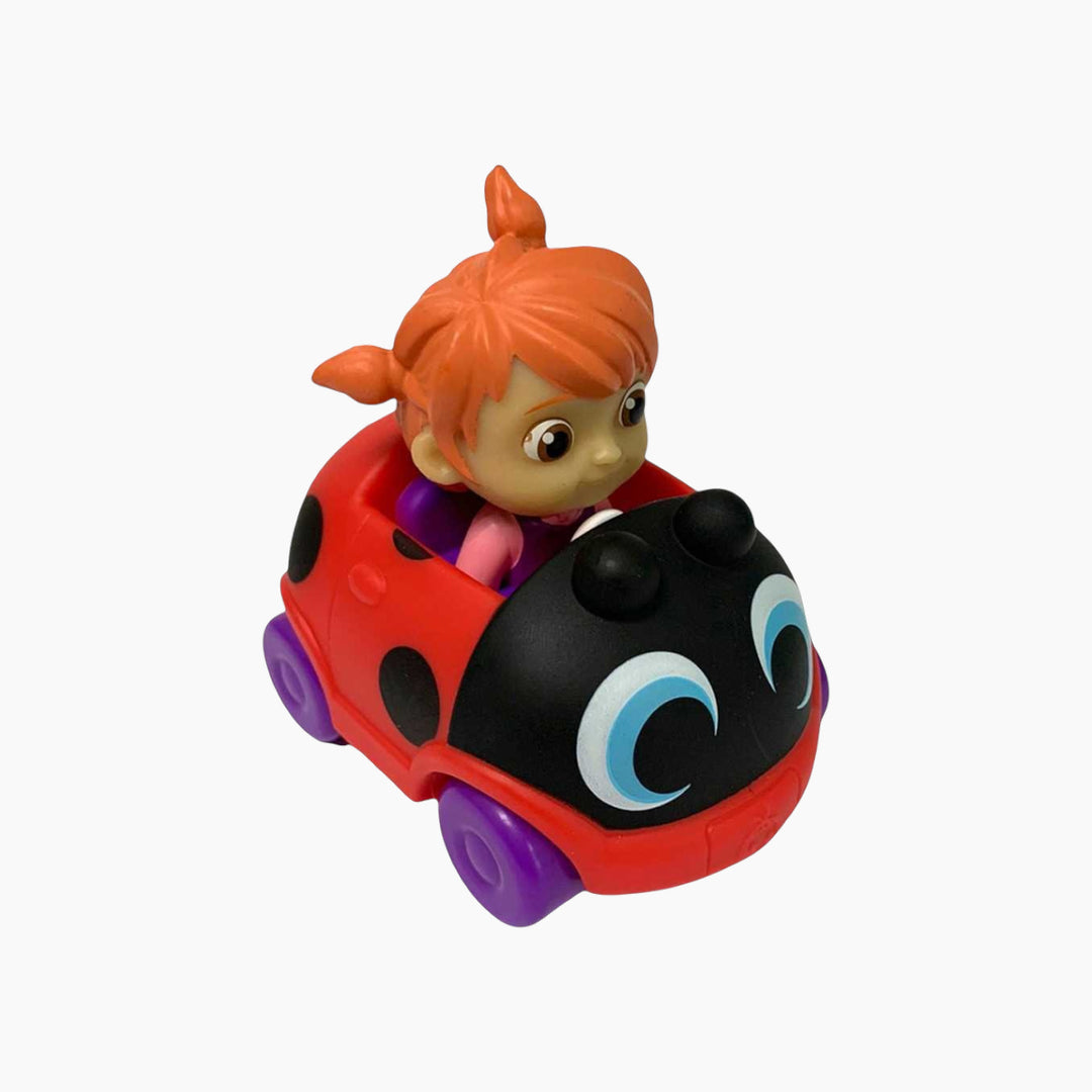 Jazwares Cocomelon Mini Vehicles- Ladybug Car - HUNA