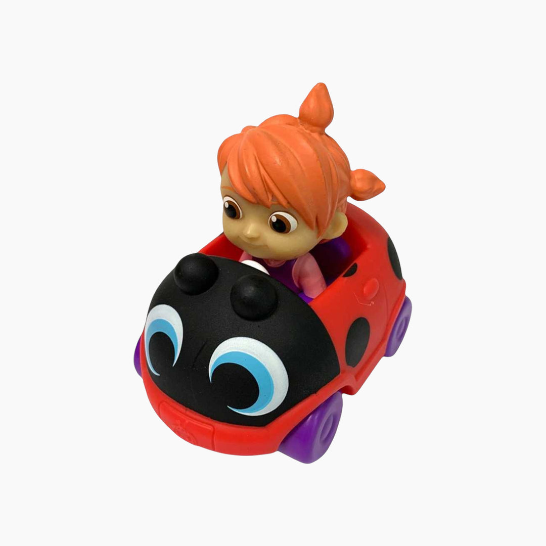 Jazwares Cocomelon Mini Vehicles- Ladybug Car - HUNA