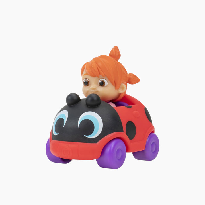 Jazwares Cocomelon Mini Vehicles- Ladybug Car - HUNA