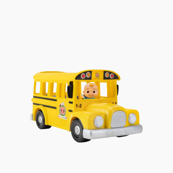 Jazwares Cocomelon Musical Yellow School Bus - HUNA