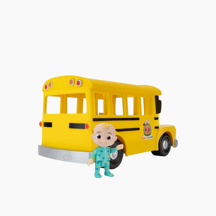 Jazwares Cocomelon Musical Yellow School Bus - HUNA