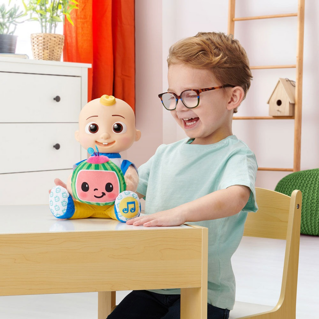 Jazwares Cocomelon Peek-A-Boo Jj Feature Plush - HUNA